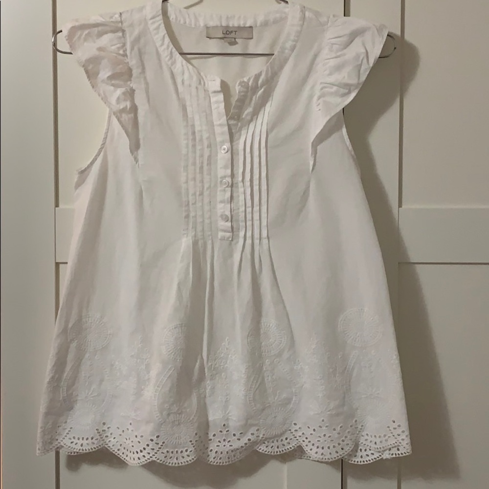 Loft cotton blouse.